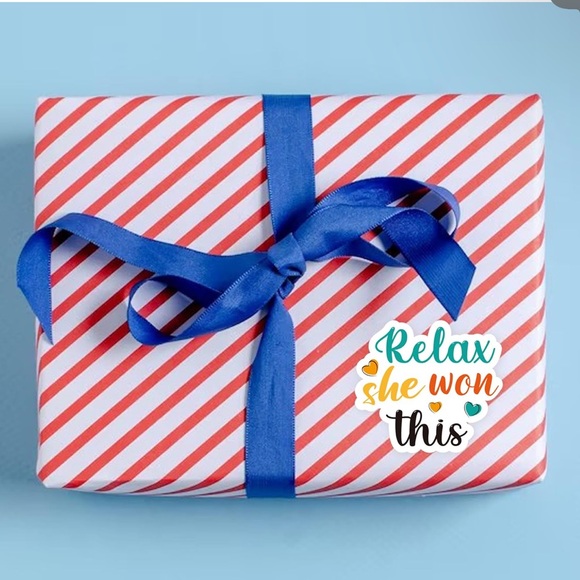 50 Stickers! RELAX SHE WON THIS - Picture 3 of 4